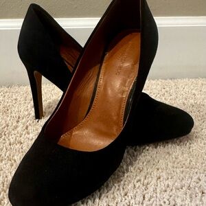 Banana Republic Black Suede Women's Heels